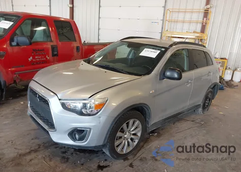 2013 Mitsubishi Outlander Sport Le from USA, damaged, VIN 4A4AR5AU1DE024530